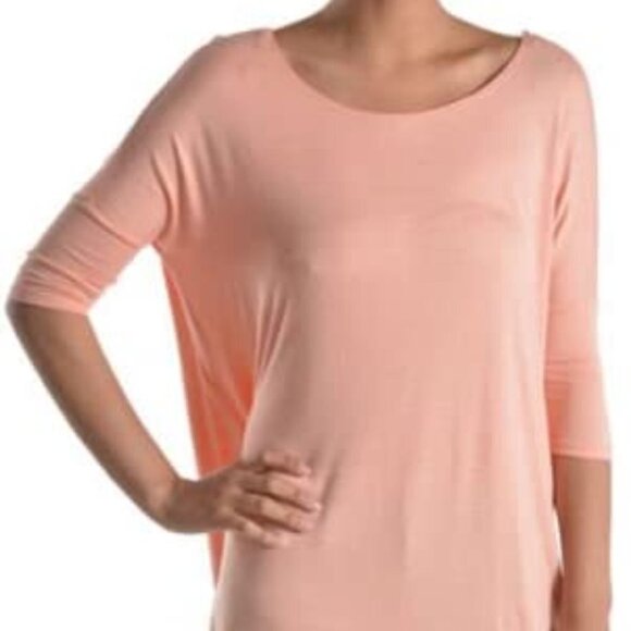 PIKO Famous 1988 Long Sleeve Top S/M/L Bamboo Peach T1851 - Picture 2 of 3